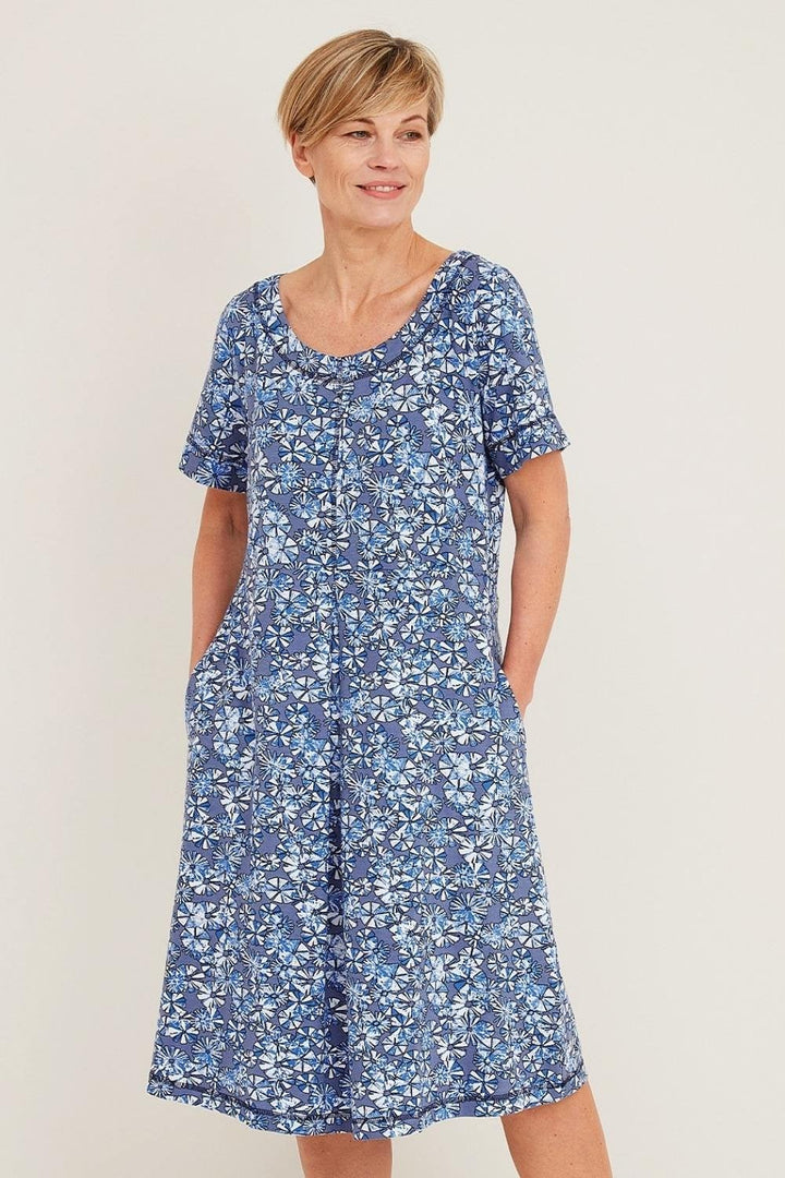 LILY DRESS | COL=INDIGO