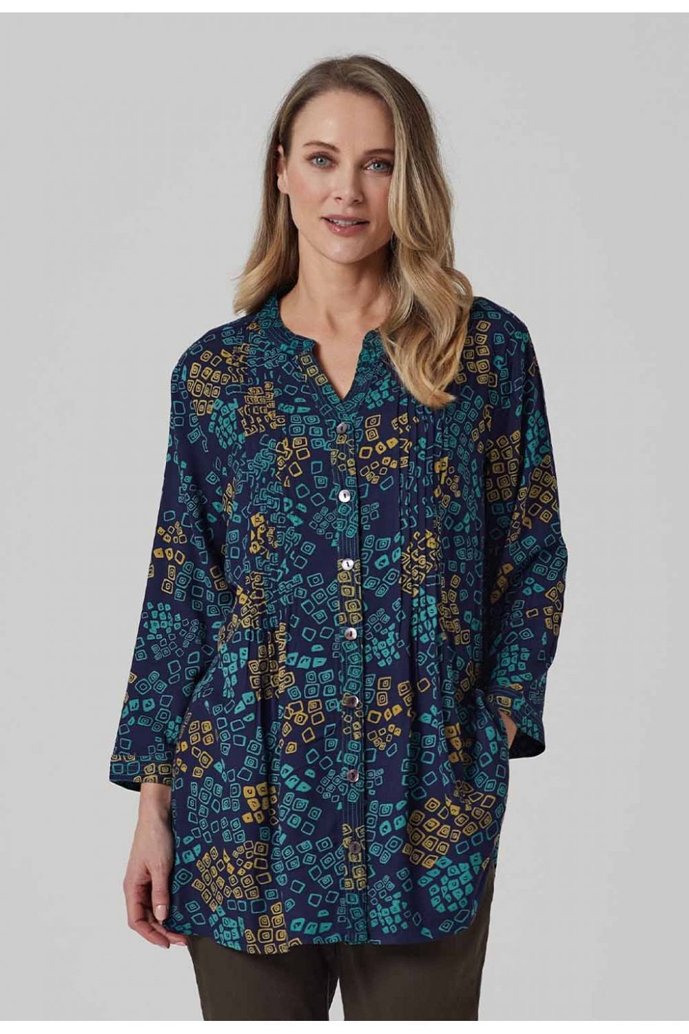 LIVANA TUNIC | COL=NAVY