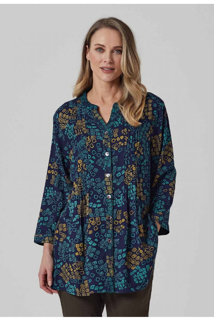 LIVANA TUNIC | COL=NAVY