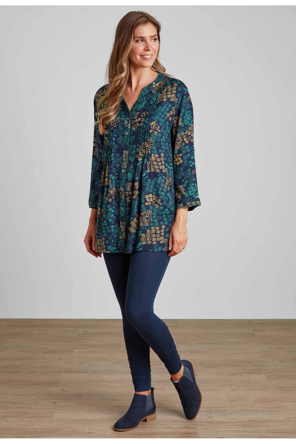 LIVANA TUNIC | COL=NAVY