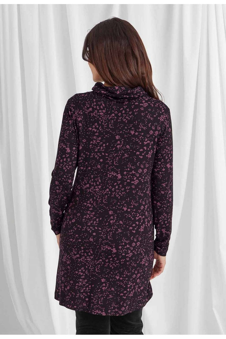 LORRA TUNIC ANIKA PRINT | COL=BLACK