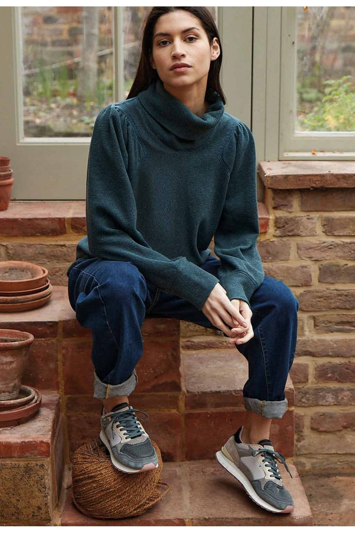 LOTUS ROLL NECK JUMPER | COL=GREEN