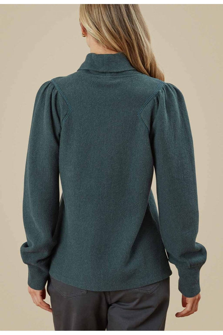 LOTUS ROLL NECK JUMPER | COL=GREEN