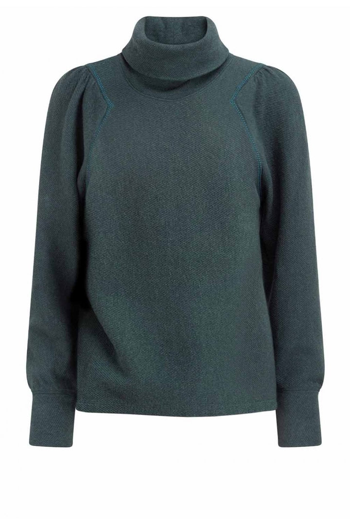 LOTUS ROLL NECK JUMPER | COL=GREEN