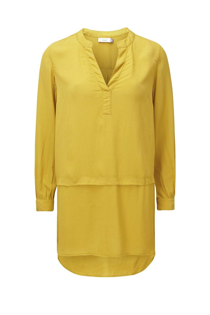 LOUISE TUNIC CARA CREAPE | COL=CITRON YELLOW
