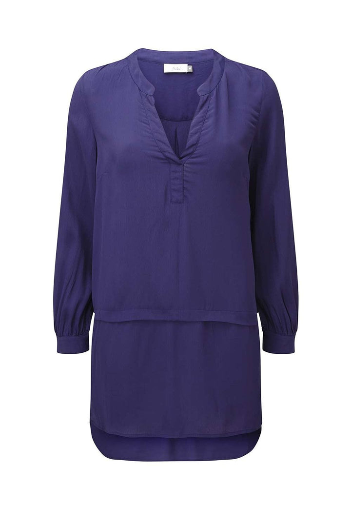 LOUISE TUNIC CARA CREAPE | COL=AMETHYST