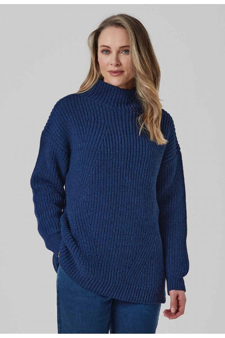 LUCCA JUMPER | COL=NAVY MELANGE