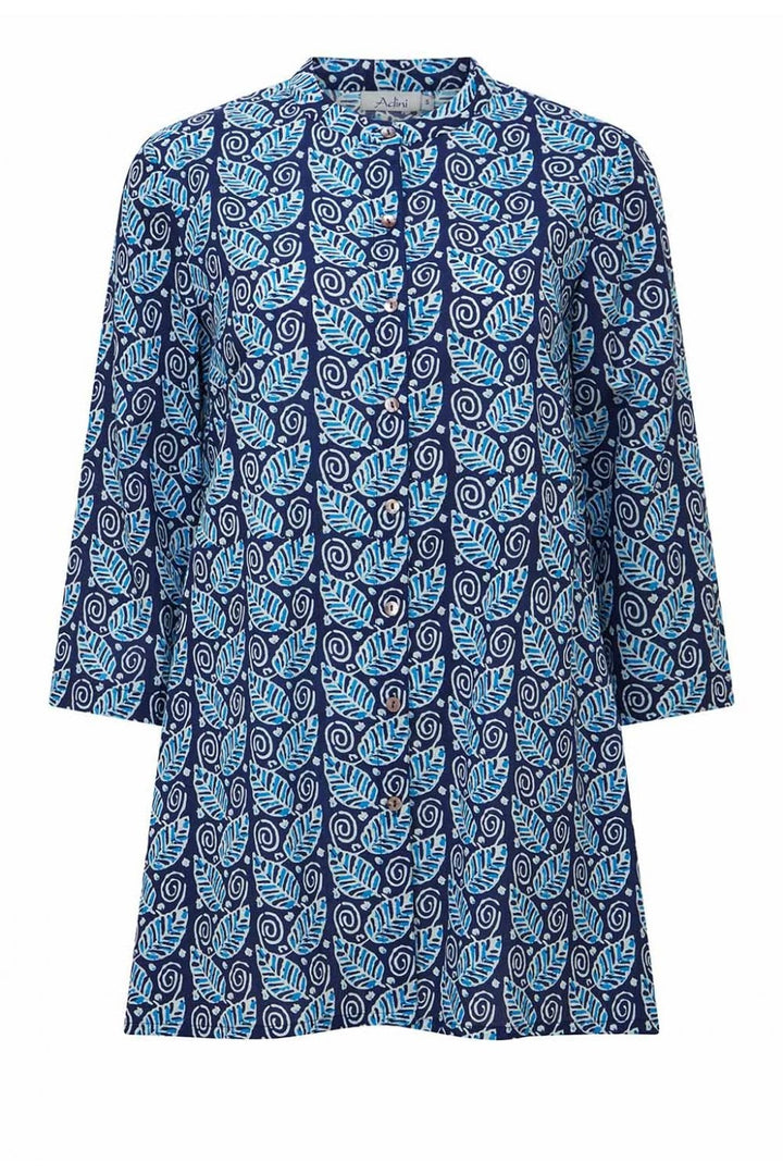 LUCIA COASTAL LEAF TUNIC | COL=BLUE,MULTI