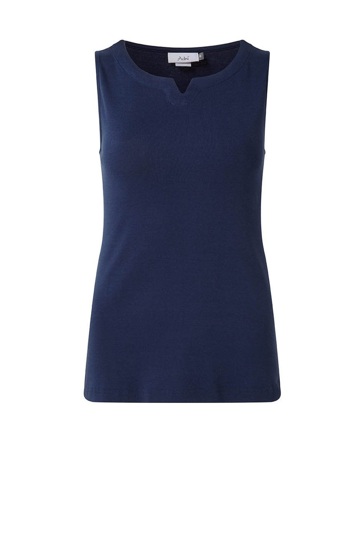 LUCIE VEST TOP COTTON RIB | COL=NAVY