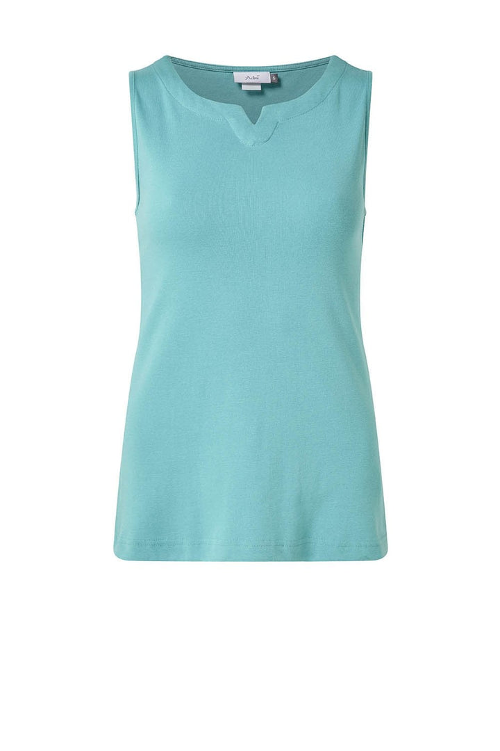 LUCIE VEST TOP COTTON RIB | COL=SEASPRAY