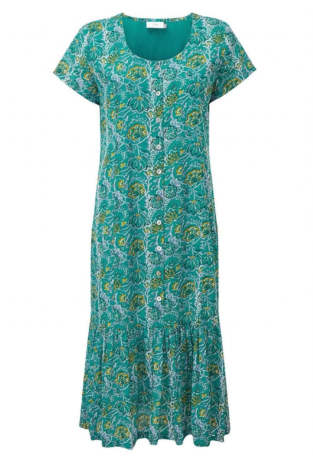 MACEY DRESS LOTUS PRINT | COL=MULTI