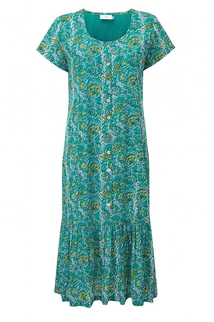 MACEY DRESS LOTUS PRINT | COL=MULTI