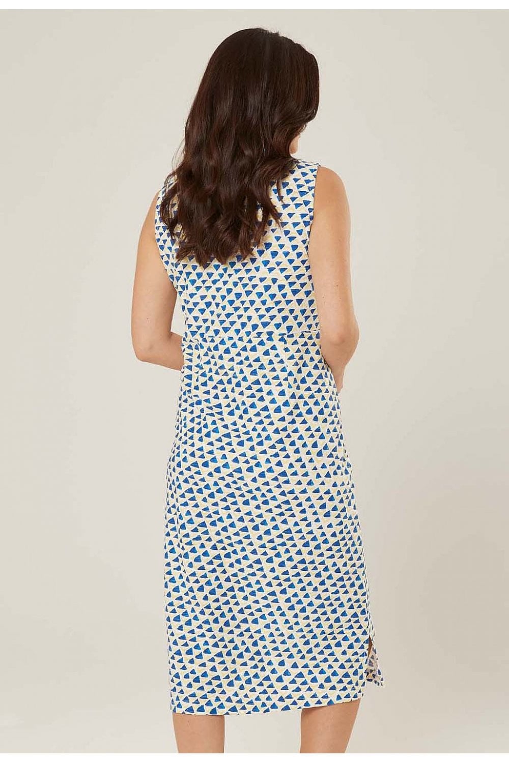 MAGGIE DRESS | COL=BLUE CITRUS
