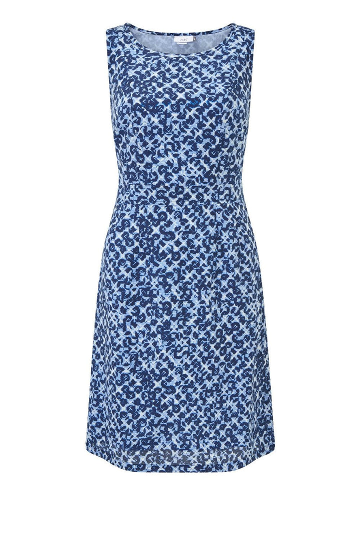 MANDY DRESS BRUNEL PRINT | COL=BLUE