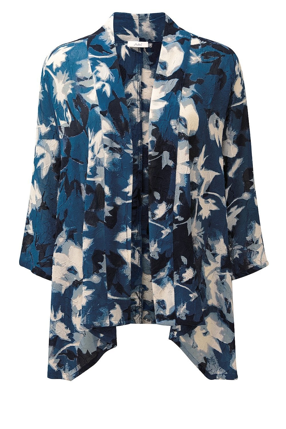 MARIA KIMONO MOONSHADOW PRINT | COL=FRENCH BLUE