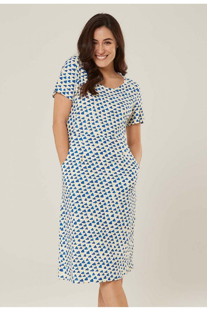 MOLLY DRESS | COL=BLUE CITRUS