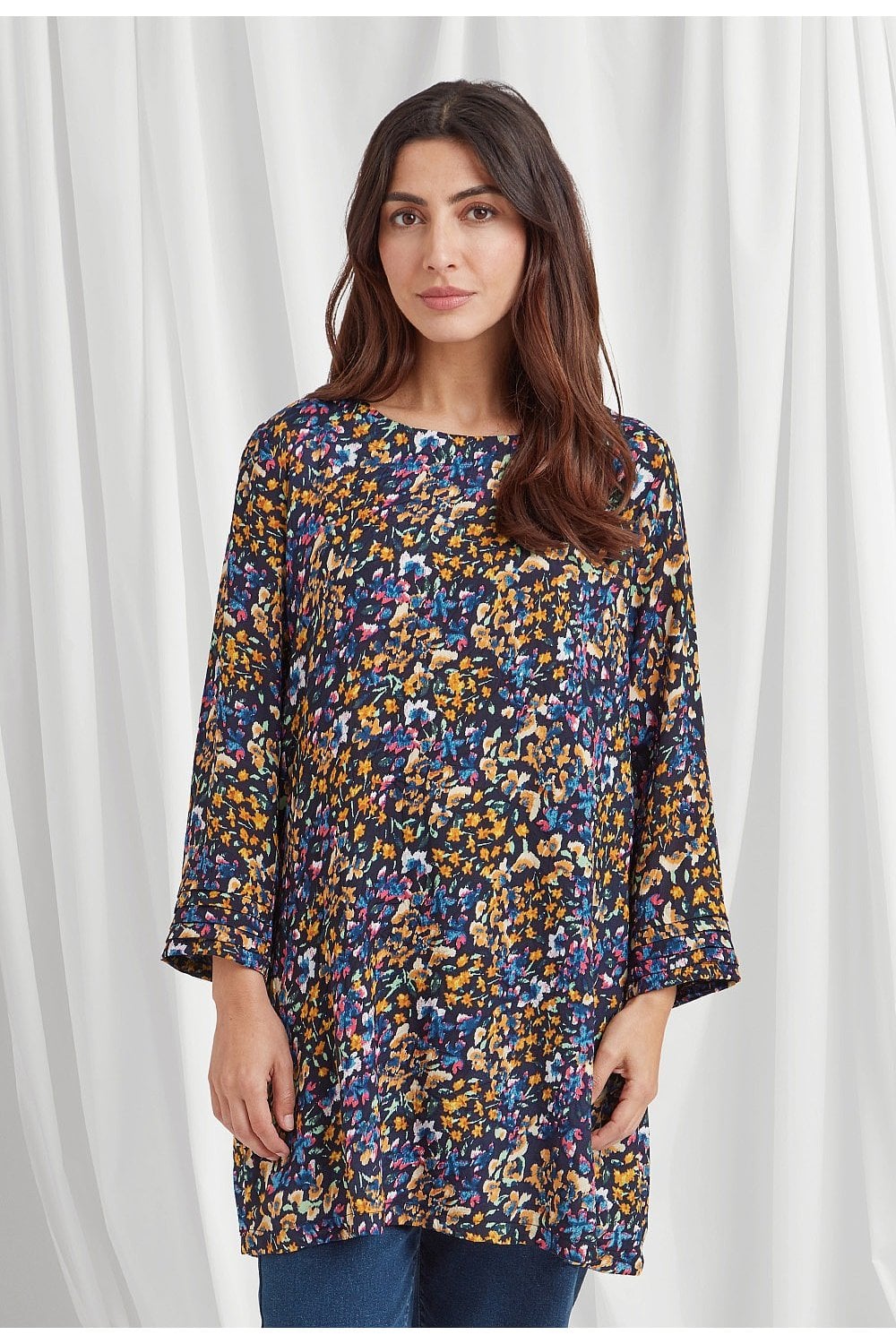MONA TUNIC WILD GARDEN PRINT | COL=MULTI