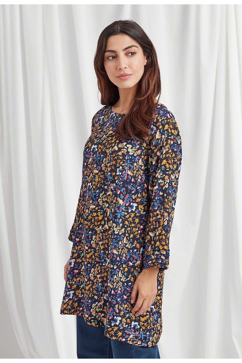MONA TUNIC WILD GARDEN PRINT | COL=MULTI