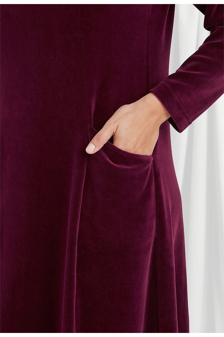 MONIKA DRESS | COL=PLUM