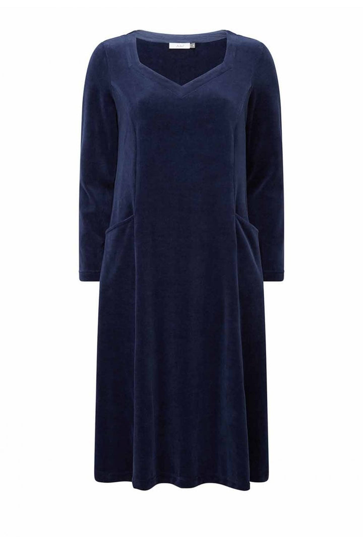 MONKIA VELVET DRESS | COL=SAPPHIRE