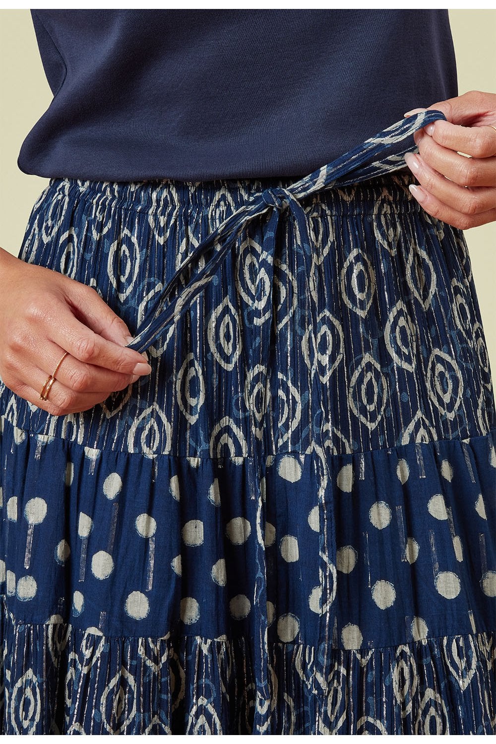 MOONSHADOW SKIRT | COL=NAVY