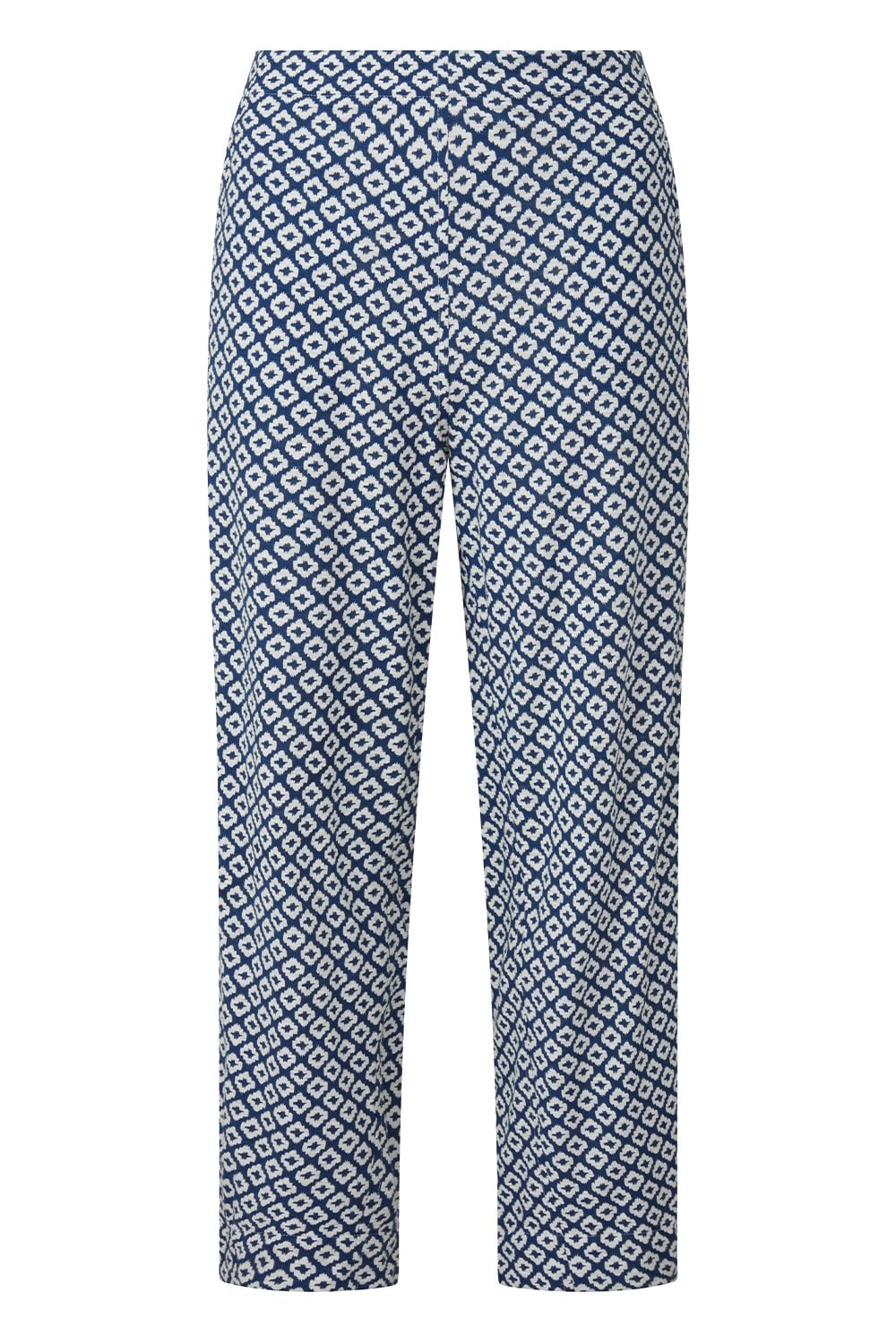 MYLEE TROUSER IKAT TILE PRINT | COL=RIVIERA