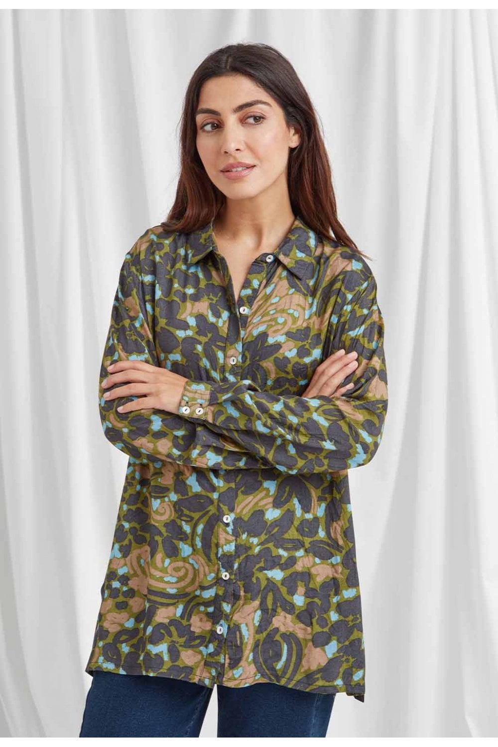 MYRA SHIRT CHARLESTON PRINT | COL=MULTI
