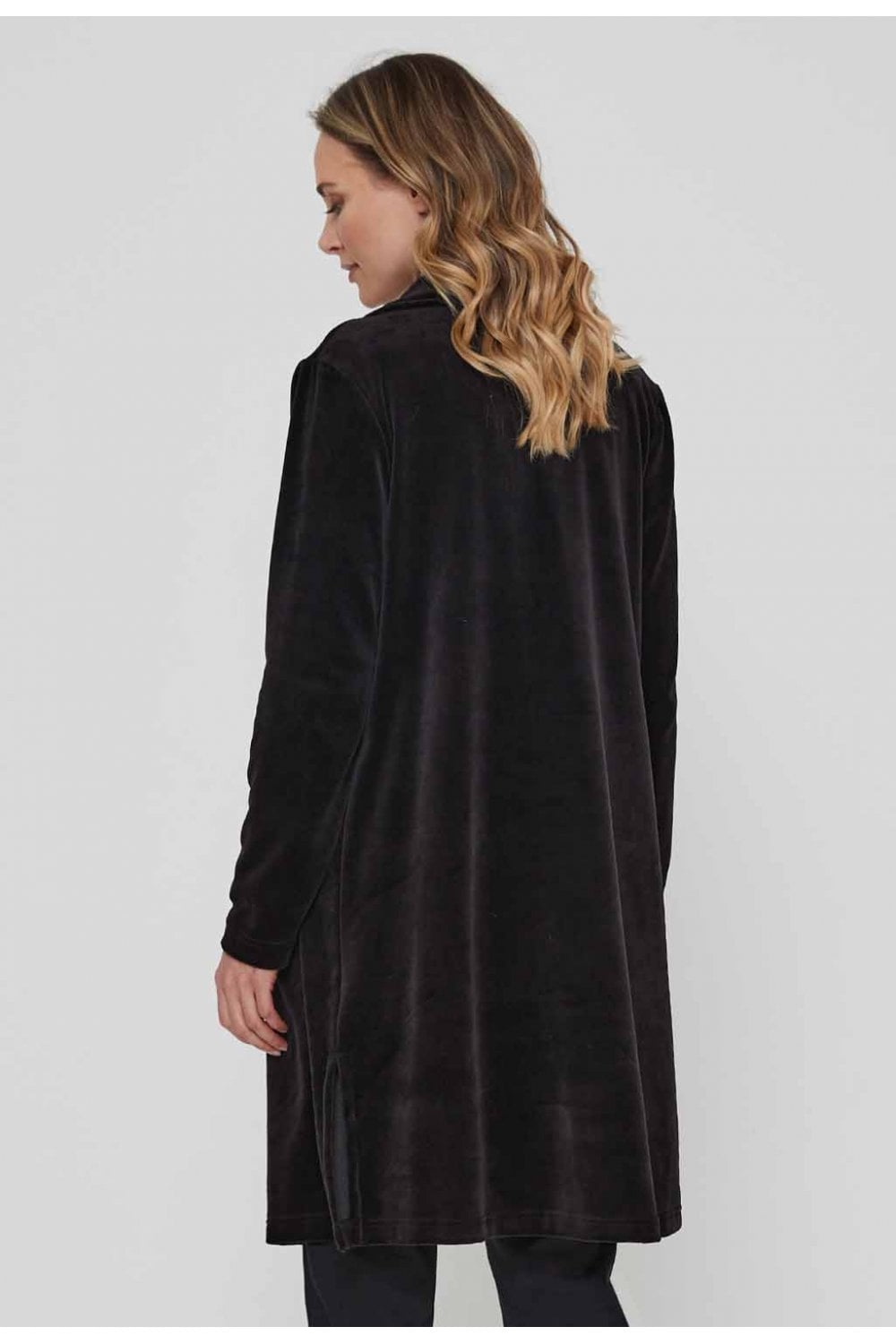 MYRIA VELVET COAT | COL=BLACK