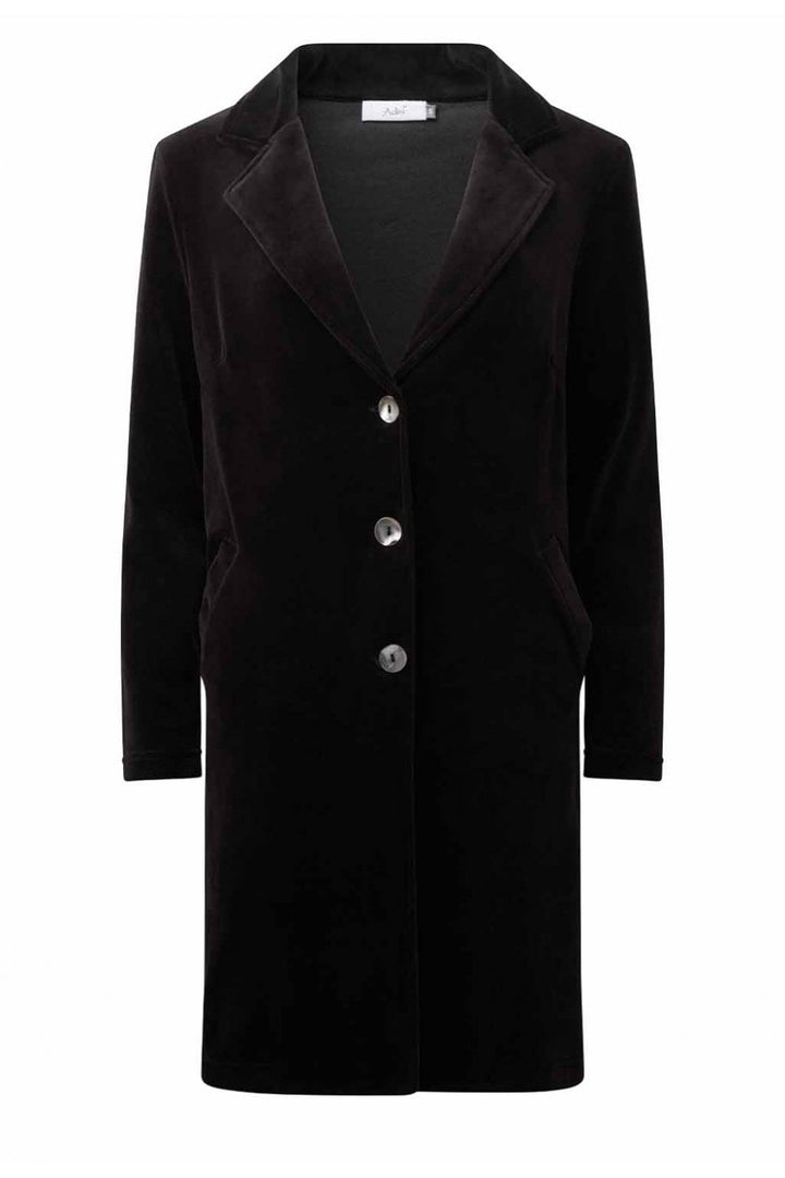 MYRIA VELVET COAT | COL=BLACK