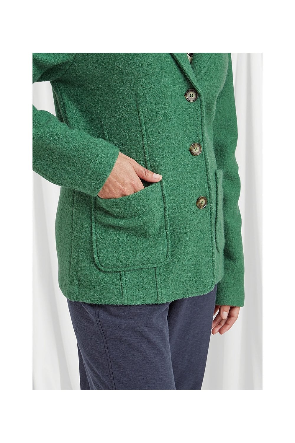 NAOMI WOOL JACKET | COL=BRIGHT GREEN