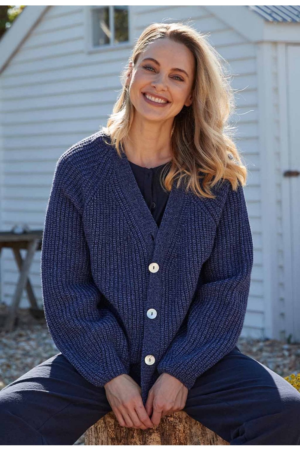 NEVAEH CARDIGAN | COL=DENIM