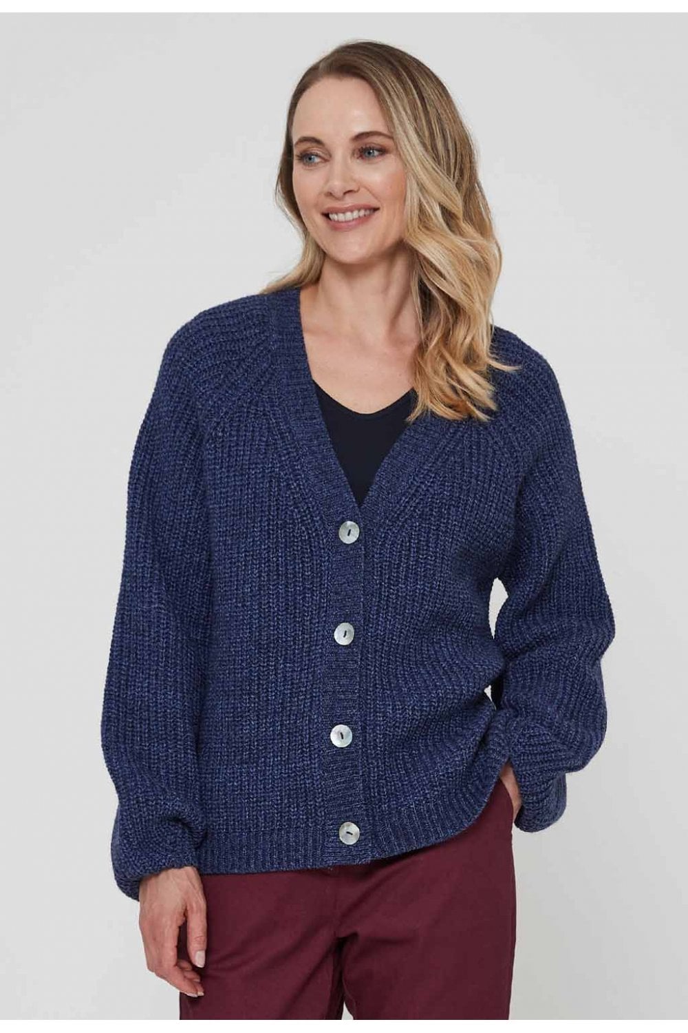 NEVAEH CARDIGAN | COL=DENIM