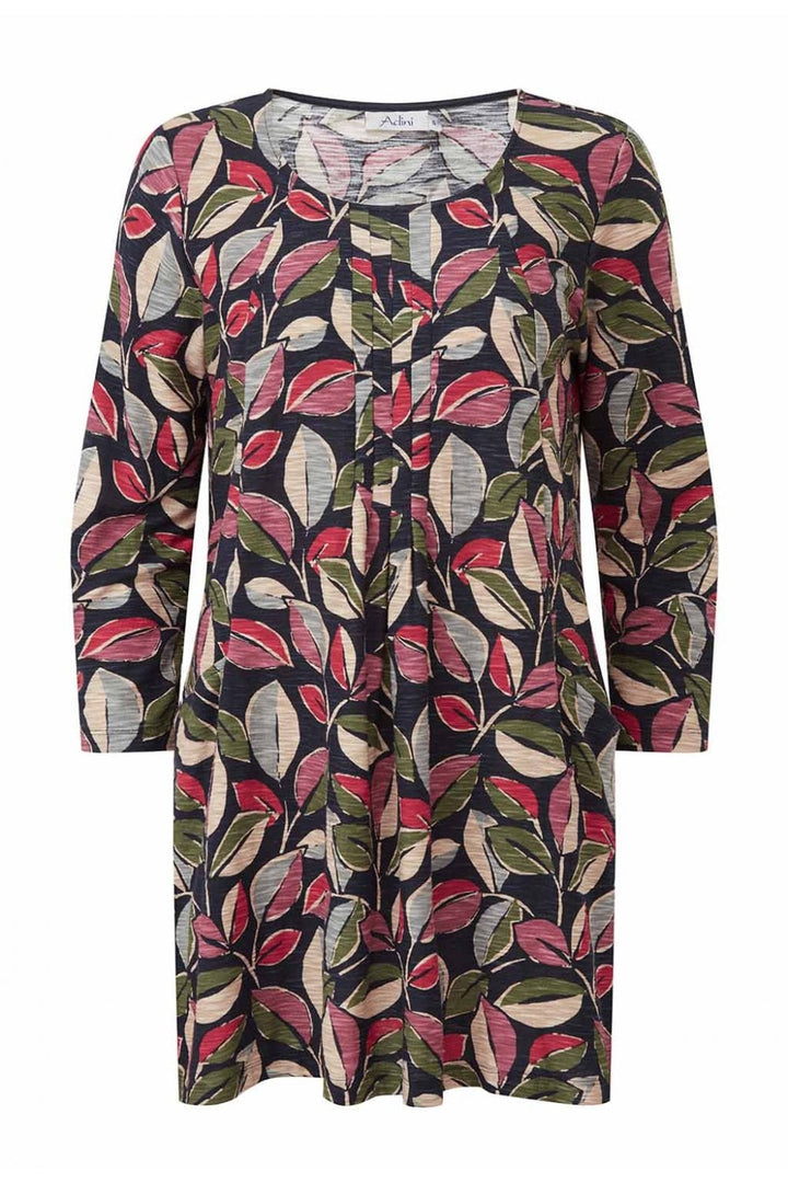 NIGO TUNIC PAINTED LEAF PRINT | COL=MULTI