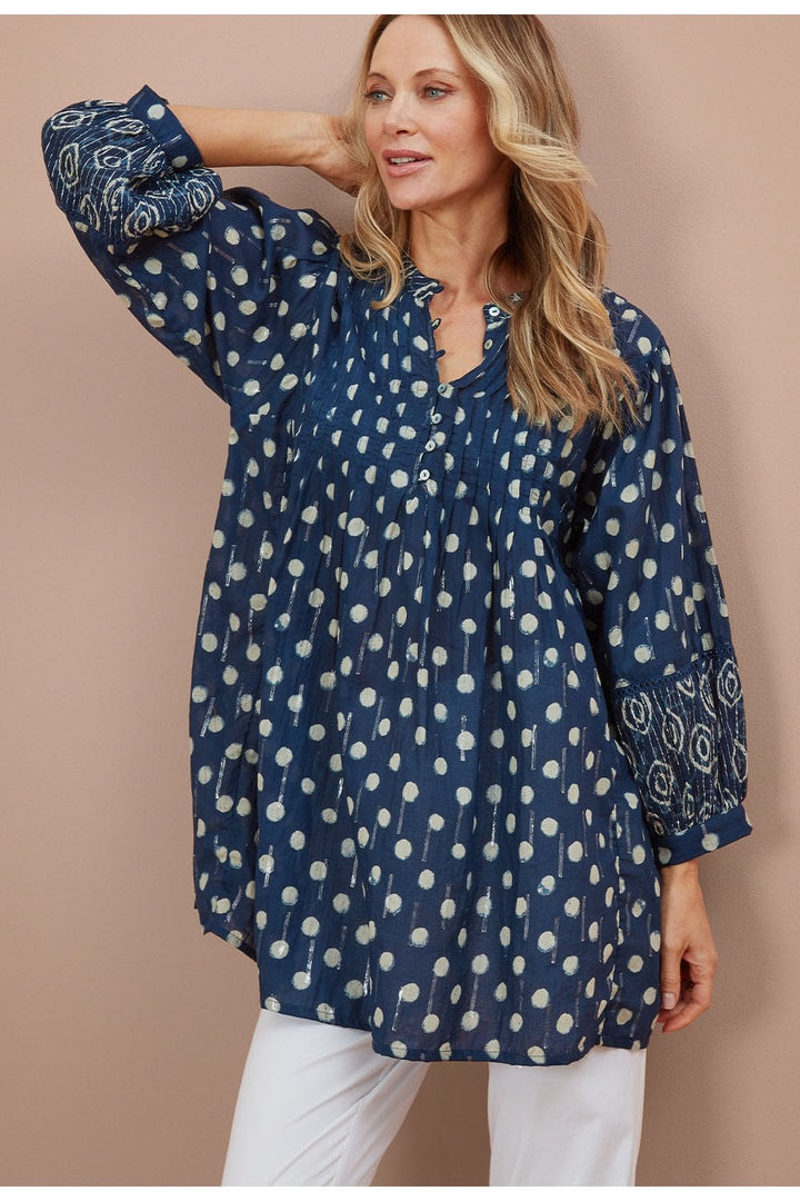 NORI TUNIC | COL=NAVY