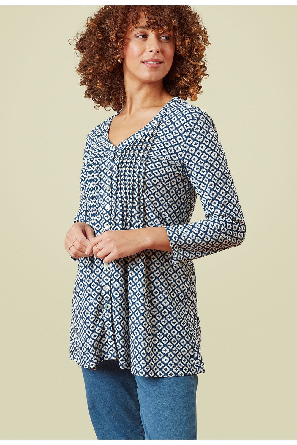 OCEAN BREEZE TUNIC | COL=RIVIERA