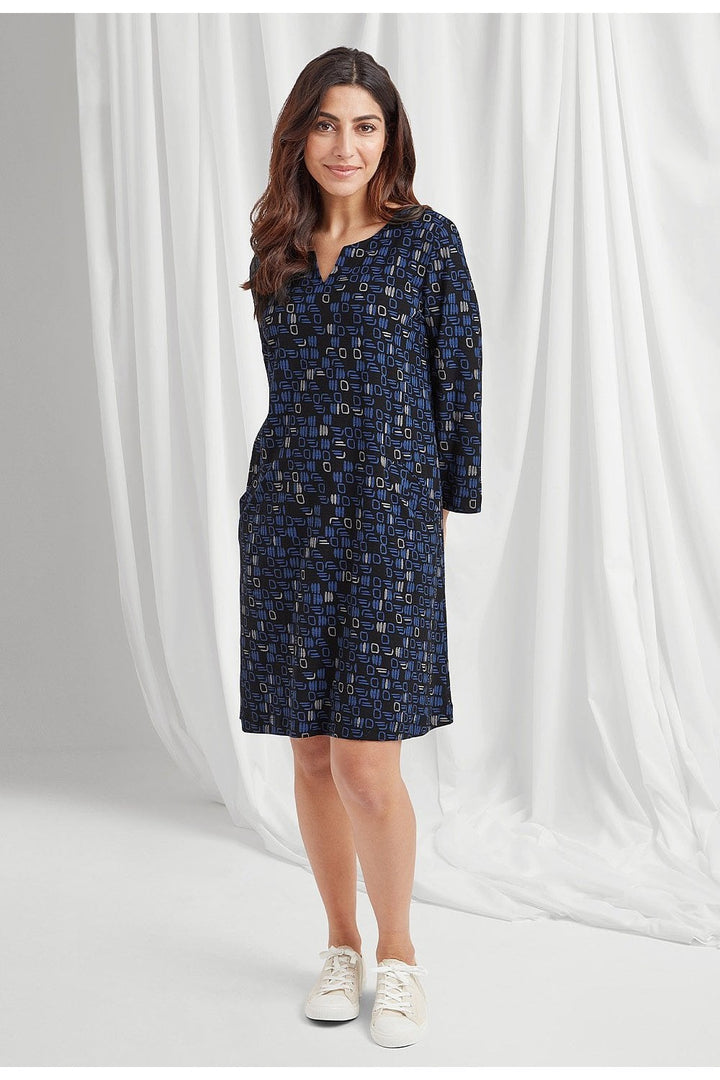 OLIVA TUNIC DRESS | COL=BLUE