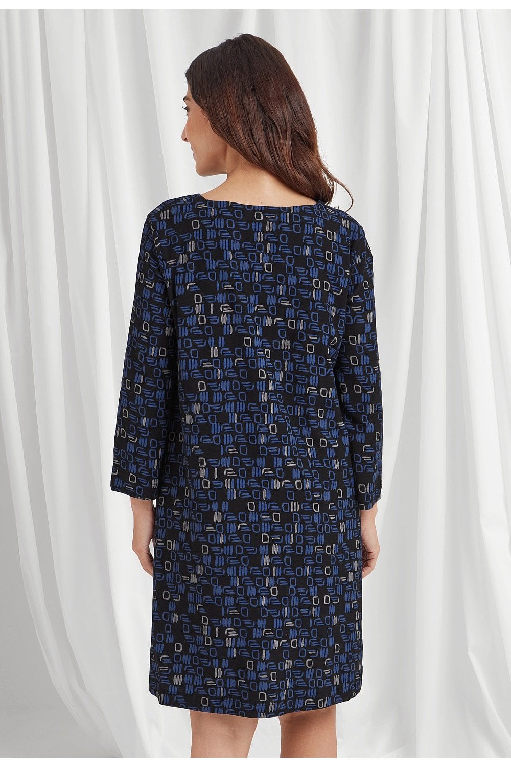 OLIVA TUNIC DRESS | COL=BLUE