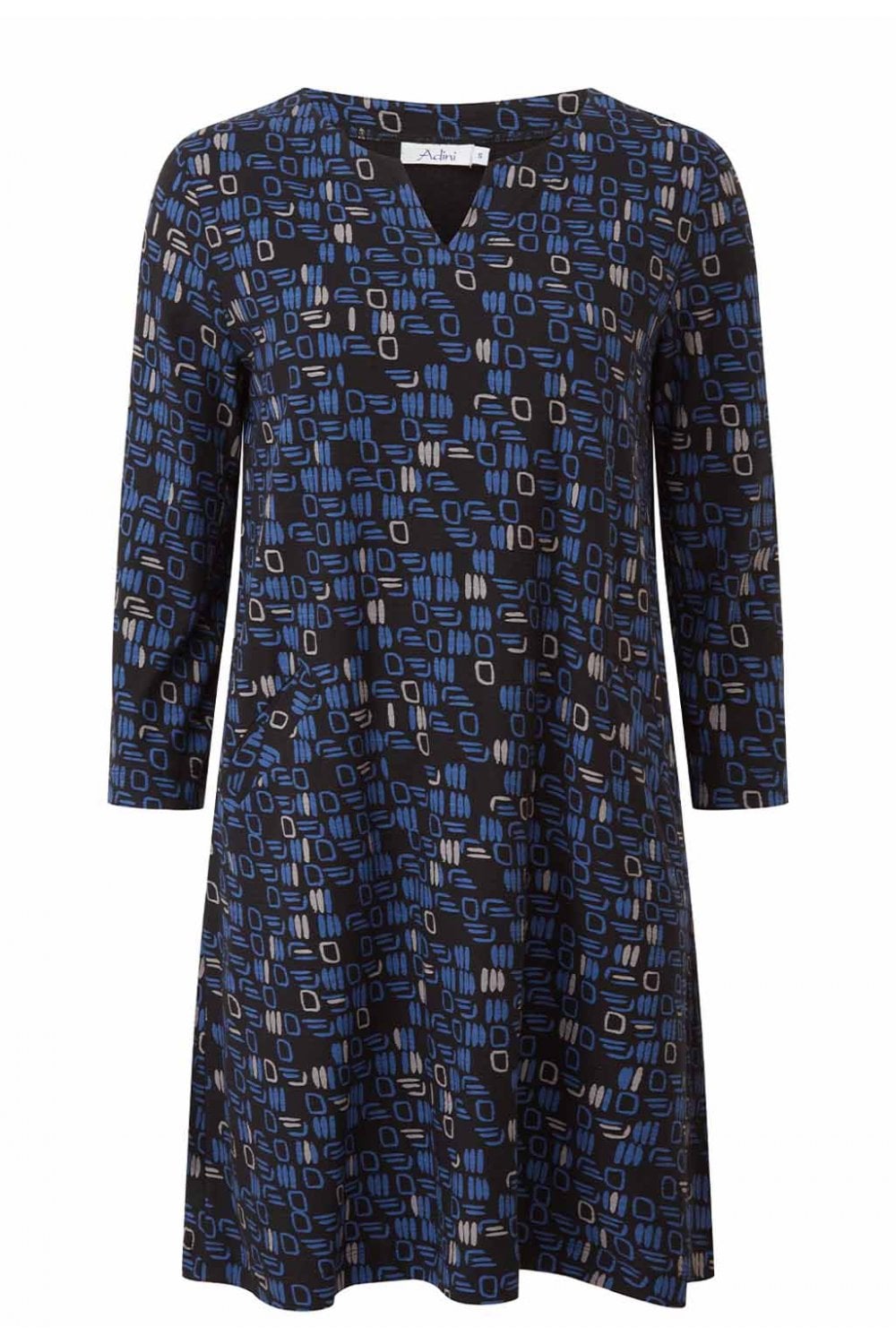 OLIVA TUNIC DRESS | COL=BLUE