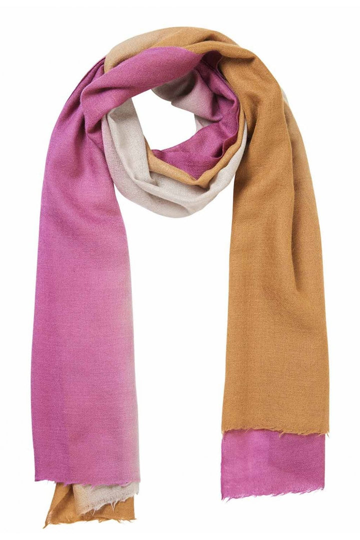 OMBRE  WOOL SHAWL | COL=PURPLE,TURQ