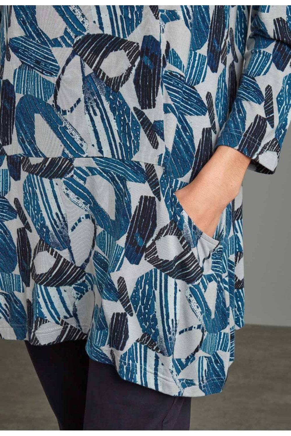 POLINA TUNIC | COL=PETROL