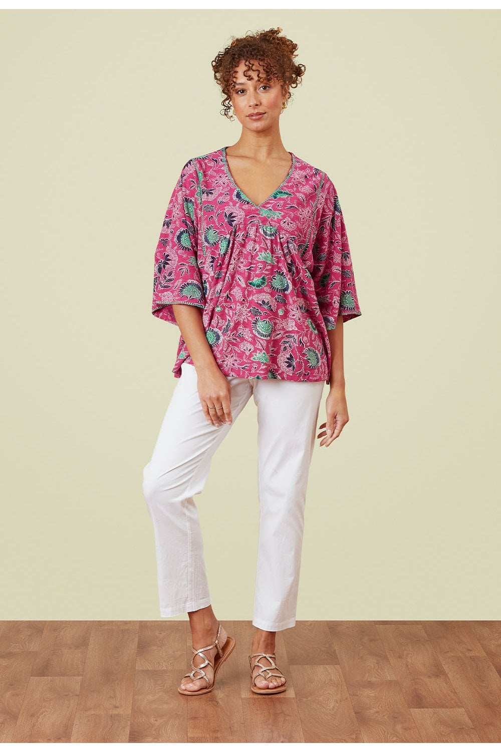 PRAYA TOP JUNIPER PRINT | COL=MULTI