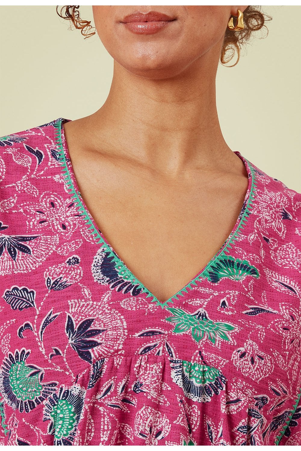PRAYA TOP JUNIPER PRINT | COL=MULTI