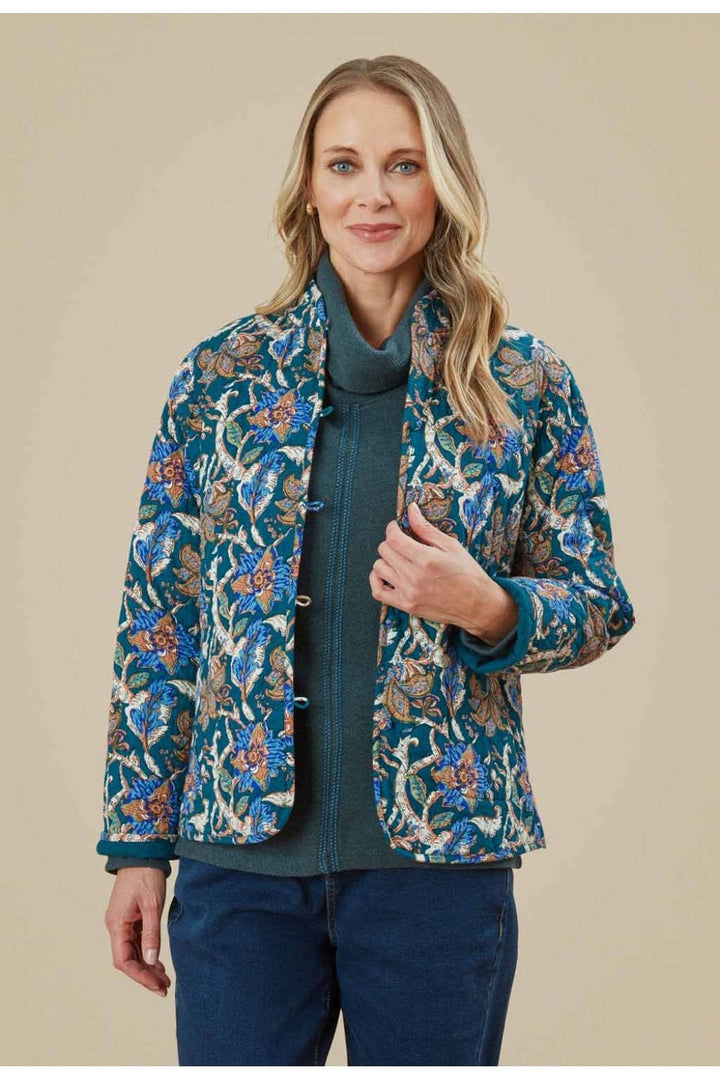 PRYIA REVERSIBLE QUILTED JACKET | COL=MULTI