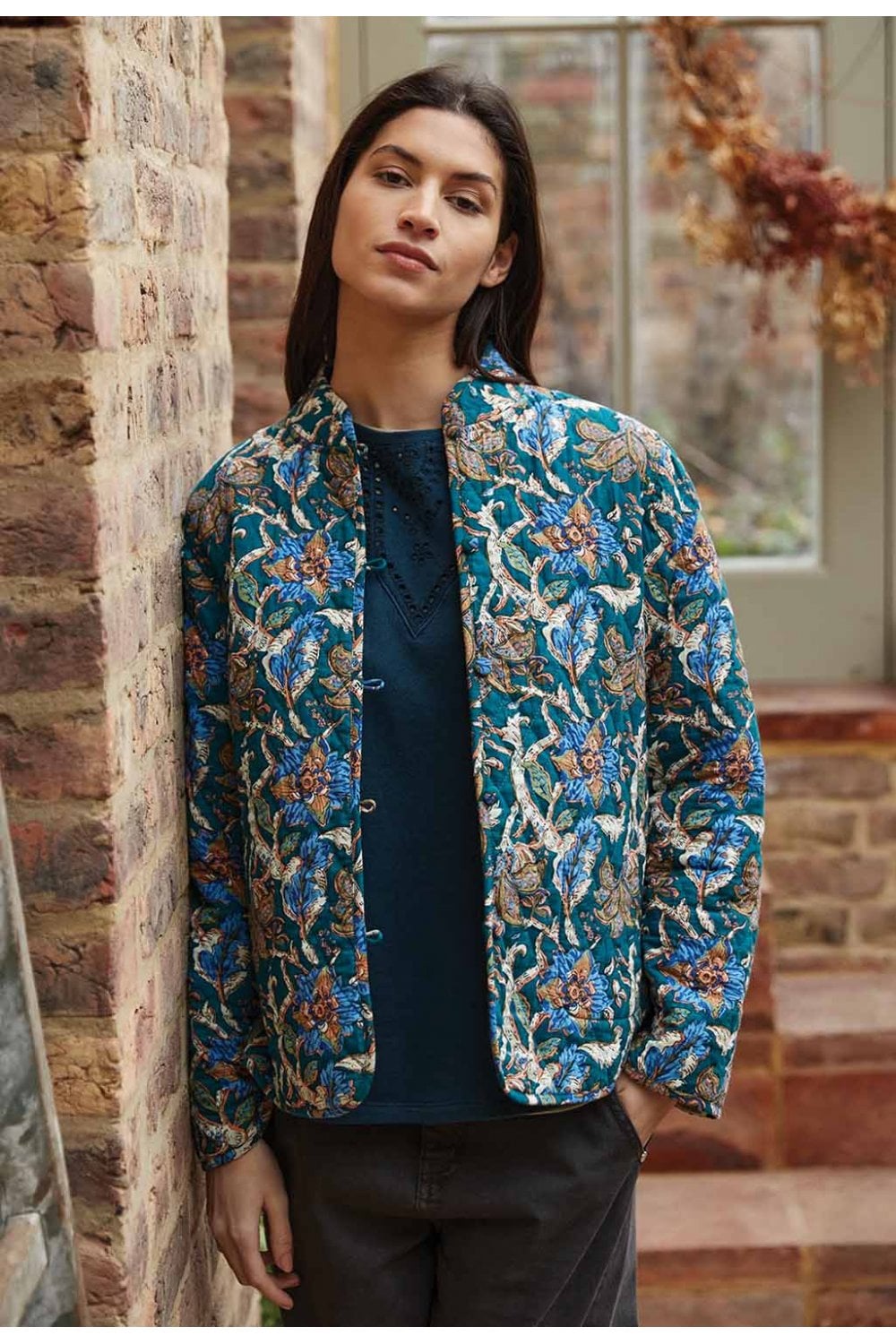 PRYIA REVERSIBLE QUILTED JACKET | COL=MULTI
