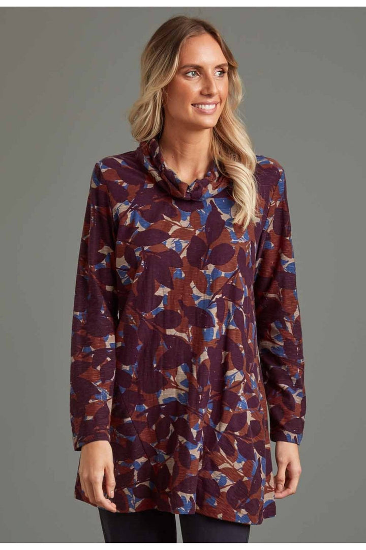 RAMONA TUNIC | COL=RUST