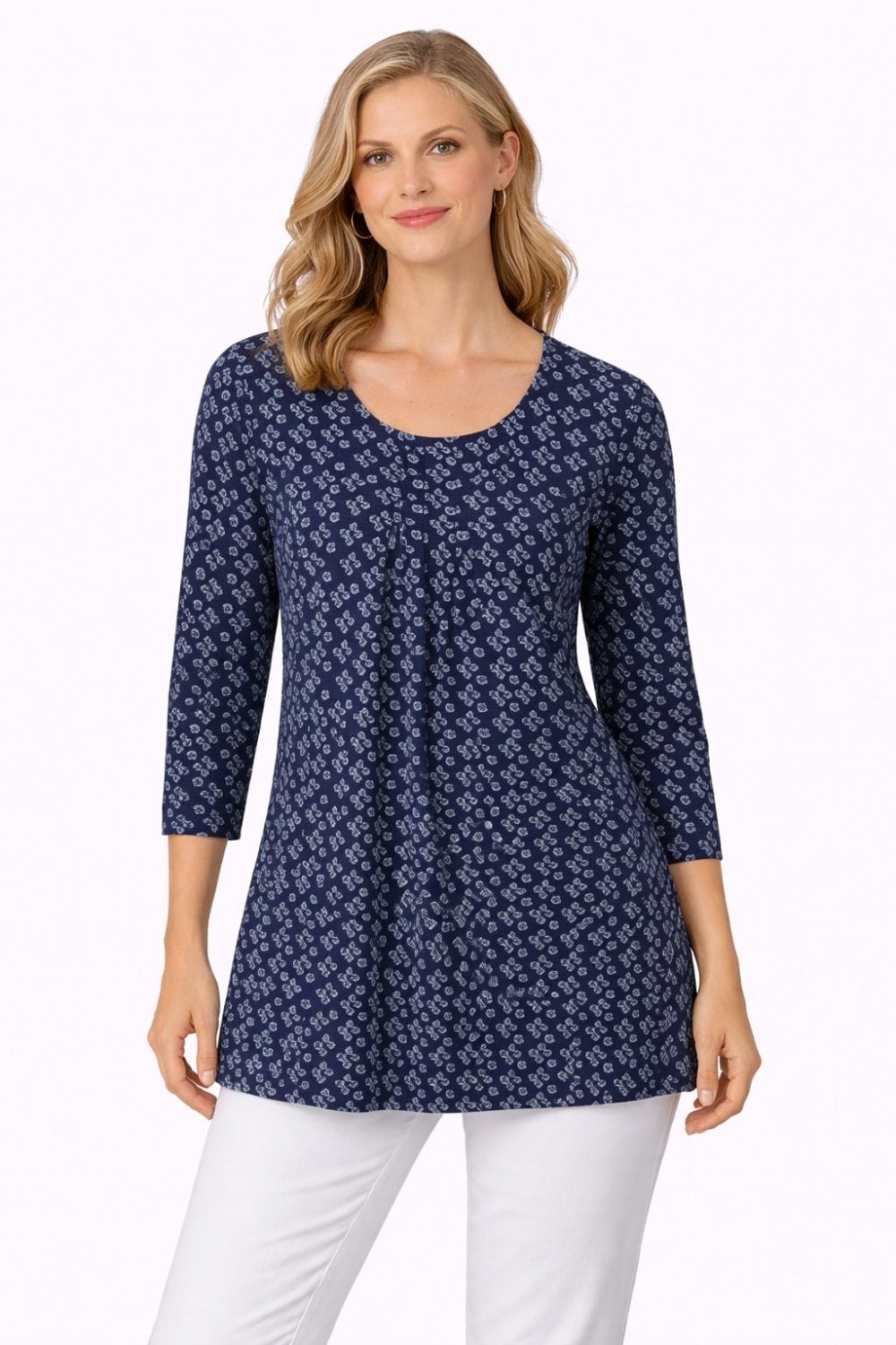 RENEE TUNIC | COL=NAVY