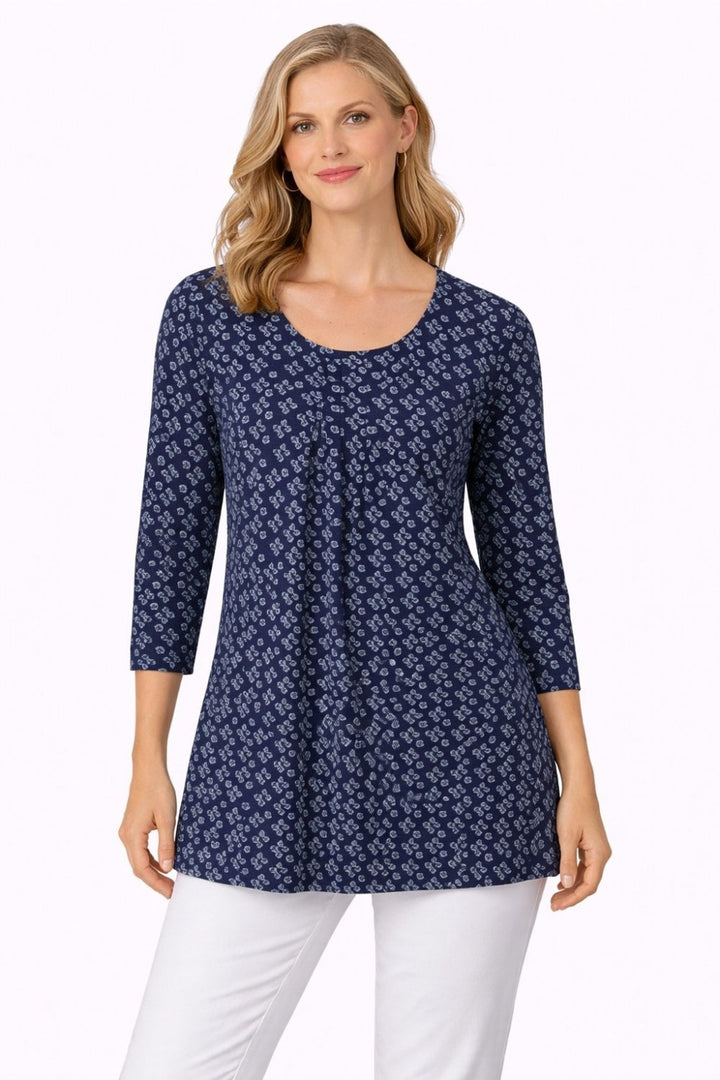 RENEE TUNIC | COL=NAVY