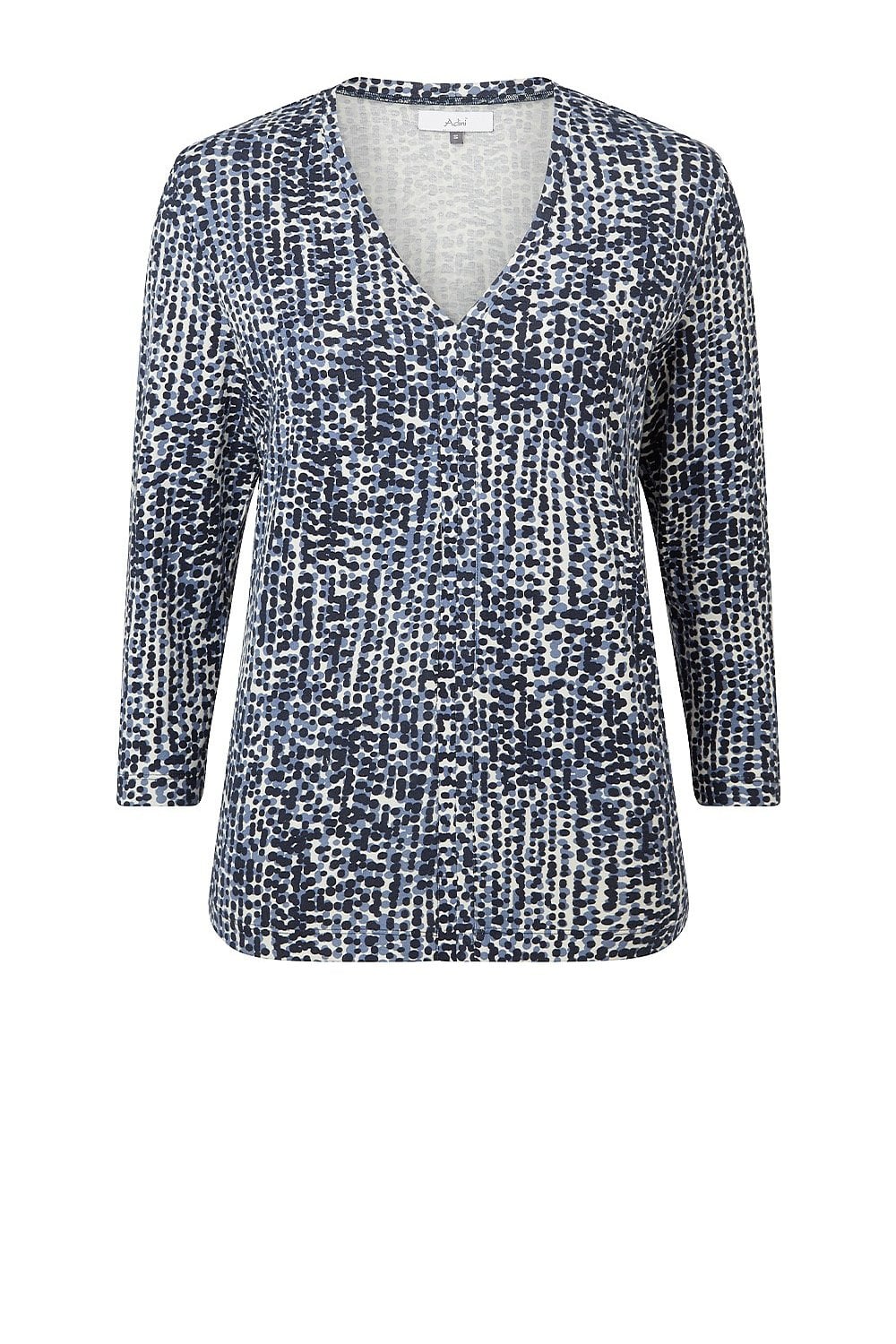 RIGEL TOP DOUBLE SPOT PRINT | COL=NAVY