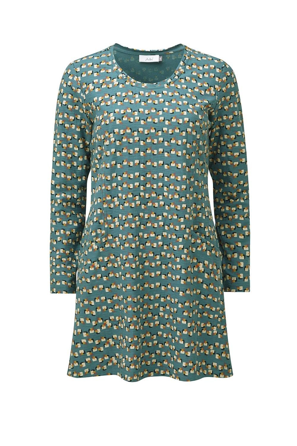 ROSELLE TUNIC MAXWELL PRINT | COL=TEAL