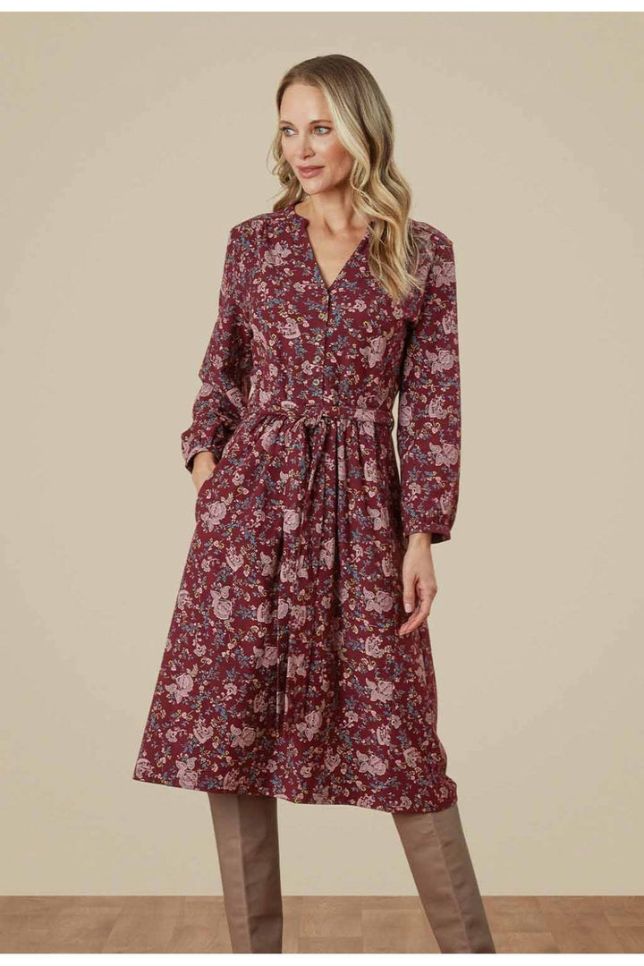 ROXANNA DRESS | COL=WINDSOR WINE